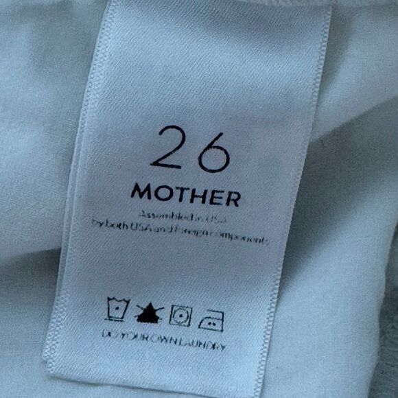 Mother The Tomcat Prep High Waist Cropped Jeans Return To The Island Wash Sz 26 - Picture 10 of 14